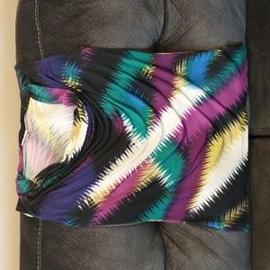 Drape neck sleeveless top